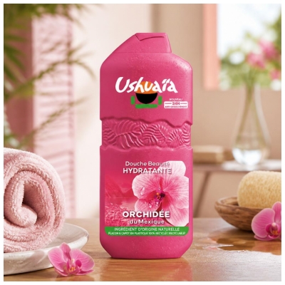 Ushuaïa Douche Beauté Hydratante Orchidée du Mexique 490 ml