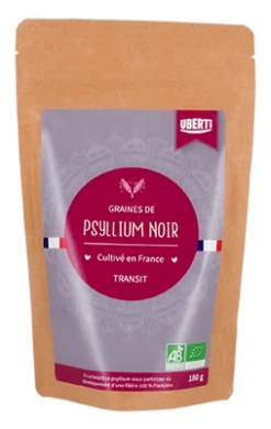 Uberti Graines de Psyllium Noir Bio 180 g