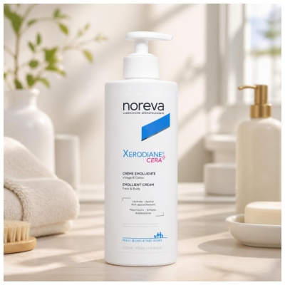 Noreva Xerodiane Cera+ Crème Émolliente Visage & Corps 400 ml
