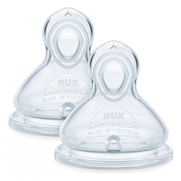 NUK First Choice 2 Tétines Flow Control Dès 6 Mois