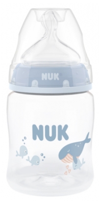 NUK First Choice Biberon 150 ml Dès 0 Mois - Modèle : Baleine