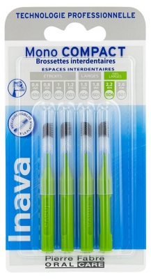 Inava Pierre Fabre Oral Care Brossettes Mono-Compact - Taille : ISO6 2,2 mm