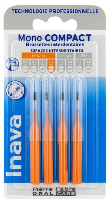 Inava Pierre Fabre Oral Care Brossettes Mono-Compact - Taille : ISO3 1,2 mm