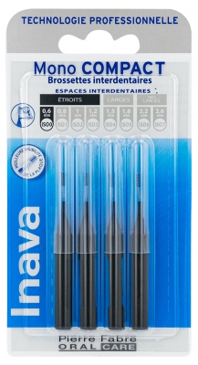 Inava Pierre Fabre Oral Care Brossettes Mono-Compact - Taille : ISO0 0,6 mm