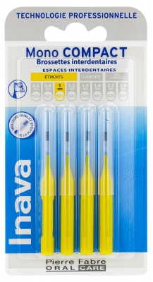 Inava Pierre Fabre Oral Care Brossettes Mono-Compact - Taille : ISO2 1 mm