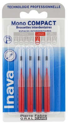 Inava Pierre Fabre Oral Care Brossettes Mono-Compact - Taille : ISO4 1,5 mm