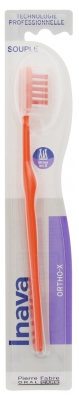 Pierre Fabre Oral Care Inava Brosse à Dents Ortho X Souple - Couleur : Orange