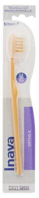 Pierre Fabre Oral Care Inava Brosse à Dents Ortho X Souple - Couleur : Jaune