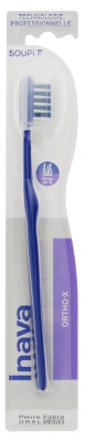 Pierre Fabre Oral Care Inava Brosse à Dents Ortho X Souple - Couleur : Violet Foncé