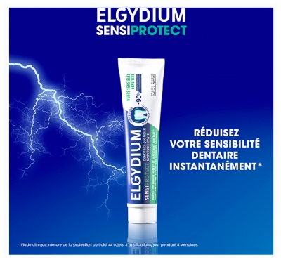 Elgydium Sensiprotect Dentifrice Quotidien Dents Sensibles 75 ml