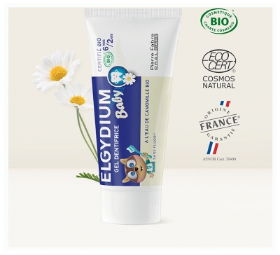 Elgydium Baby Gel Dentifrice Bébé de 6 Mois à 2 Ans 30 ml