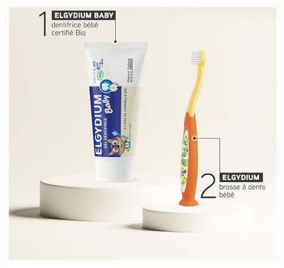 Elgydium Baby Gel Dentifrice Bébé de 6 Mois à 2 Ans 30 ml