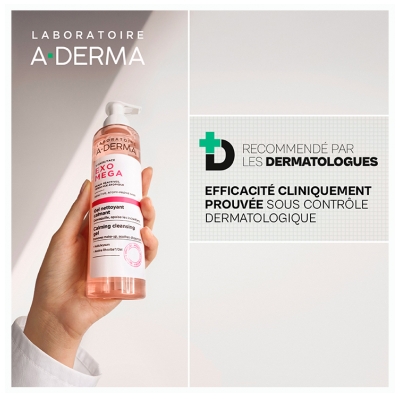 A-DERMA Exomega Control Gel Calmant Nettoyant 200 ml