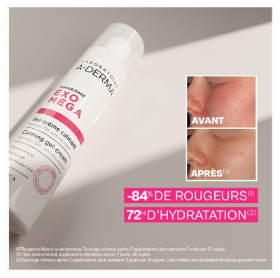 A-DERMA Exomega Control Gel-Crème Calmant pour le Visage 40 ml