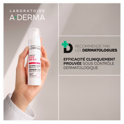 A-DERMA Exomega Control Gel-Crème Calmant pour le Visage 40 ml