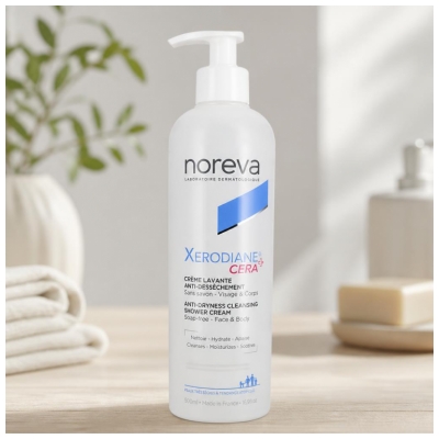 Noreva Xerodiane Cera+ Crème Lavante Anti Dessèchement Peaux Sèches à Très Sèches 500 ml