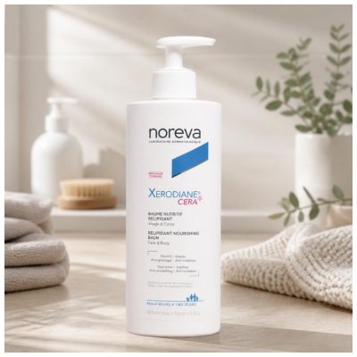 Noreva Xerodiane Cera+ Baume Nutritif Relipidant Visage & Corps 400 ml