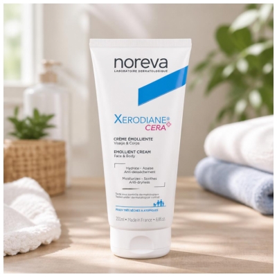 Noreva Cera+ Crème Émolliente Visage & Corps 200 ml