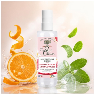 Le Petit Olivier Brume Parfumée Énergie Pamplemousse & Fleur d'Oranger 100 ml