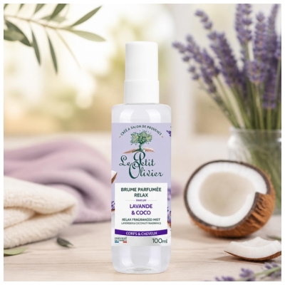 Le Petit Olivier Brume Parfumée Relax Coco & Lavande 100 ml
