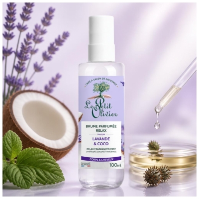 Le Petit Olivier Brume Parfumée Relax Coco & Lavande 100 ml