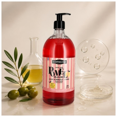 Le Comptoir du Bain Savon de Marseille Surgras Parfum Pomelo Bloom 1 L