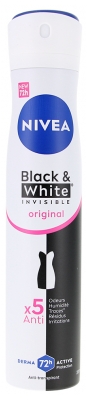 Nivea Black & White Invisible Anti-Transpirant 72H Déodorant Spray 200 ml