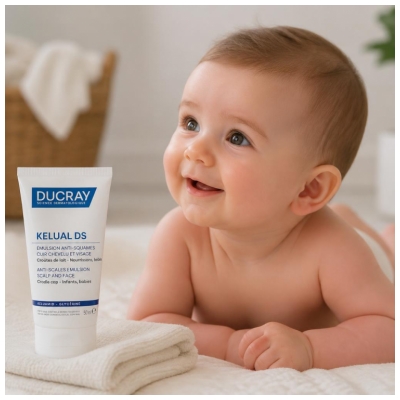 Ducray Kelual DS Émulsion Anti-Squames Visage et Cuir Chevelu 50 ml