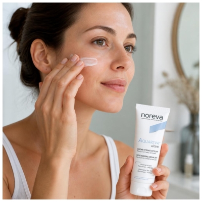Noreva Aquareva : Peaux Déshydratées Crème Légère Hydratante 24H 40 ml