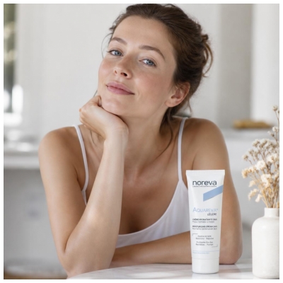 Noreva Aquareva : Peaux Déshydratées Crème Légère Hydratante 24H 40 ml