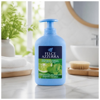 Felce Azzurra Savon Liquide Parfum Menthe Citron 300 ml