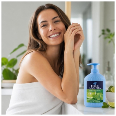 Felce Azzurra Savon Liquide Parfum Menthe Citron 300 ml