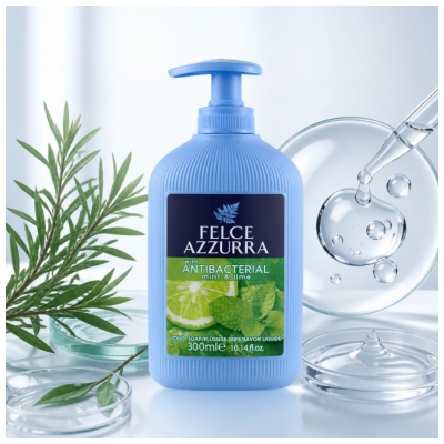 Felce Azzurra Savon Liquide Parfum Menthe Citron 300 ml