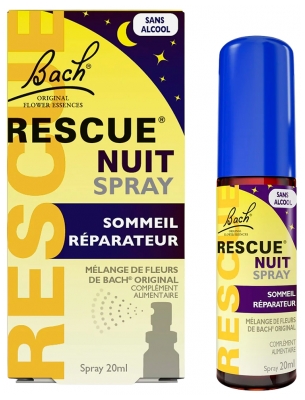 Rescue Bach Nuit Sommeil Réparateur Spray 20 ml