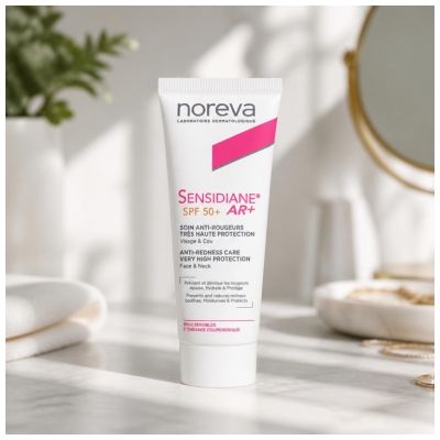 Noreva Sensidiane AR+ Soin Anti-Rougeurs Très Haute Protection Visage et Cou SPF50+ 40 ml