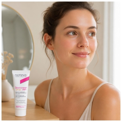 Noreva Sensidiane AR+ Soin Anti-Rougeurs Très Haute Protection Visage et Cou SPF50+ 40 ml