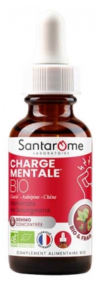 Santarome Charge Mentale Gemmo Concentrée Bio 30 ml