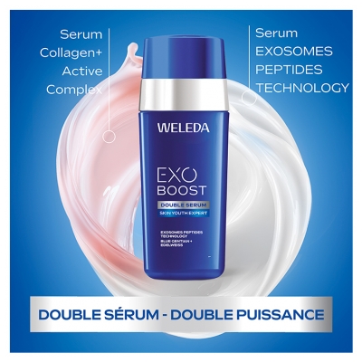 Weleda Exo Boost Double Sérum Gentiane Bleue + Edelweiss 30 ml