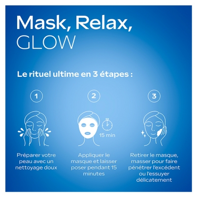 Weleda Exo Boost Collagen Masque en Tissu Gentiane Bleue + Edelweiss 20 ml