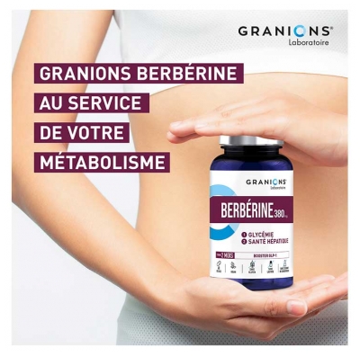 Granions Berbérine 380 mg Booster GLP-1 60 Gélules