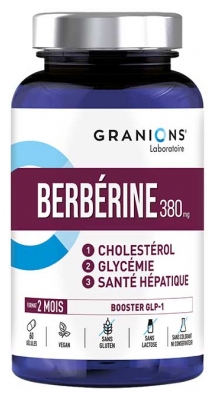Granions Berbérine 380 mg Booster GLP-1 60 Gélules