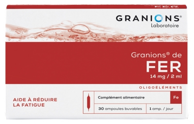 Granions ? de Fer 30 Ampoules