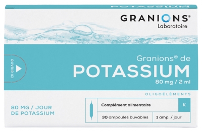 Granions ? de Potassium
30 Ampoules