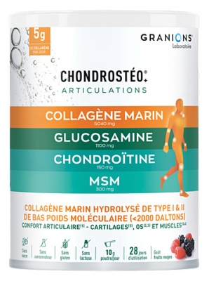 Granions Chondrostéo Collagène Marin 280 Grammes