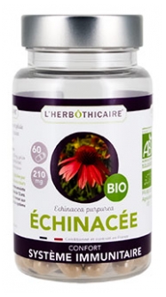L'Herbôthicaire Échinacée Echinacea Purpurea Bio 60 Capsules