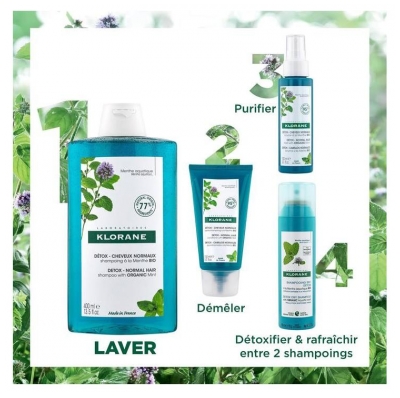 Klorane Menthe Aquatique Bio Shampooing 200 ml