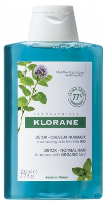 Klorane Menthe Aquatique Bio Shampooing 200 ml