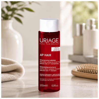 Uriage AP HAIR Shampoing Volume Tous Types de Cuir Chevelu 200 ml
