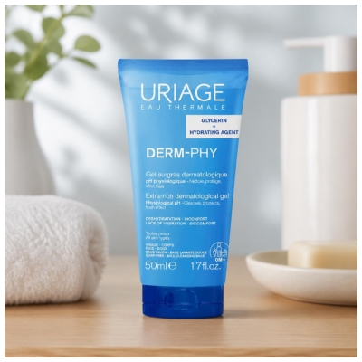 Uriage Derm-Phy Gel Surgras Dermatologique Visage et Corps 50 ml