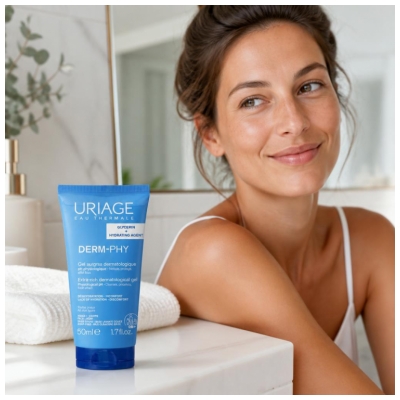 Uriage Derm-Phy Gel Surgras Dermatologique Visage et Corps 50 ml